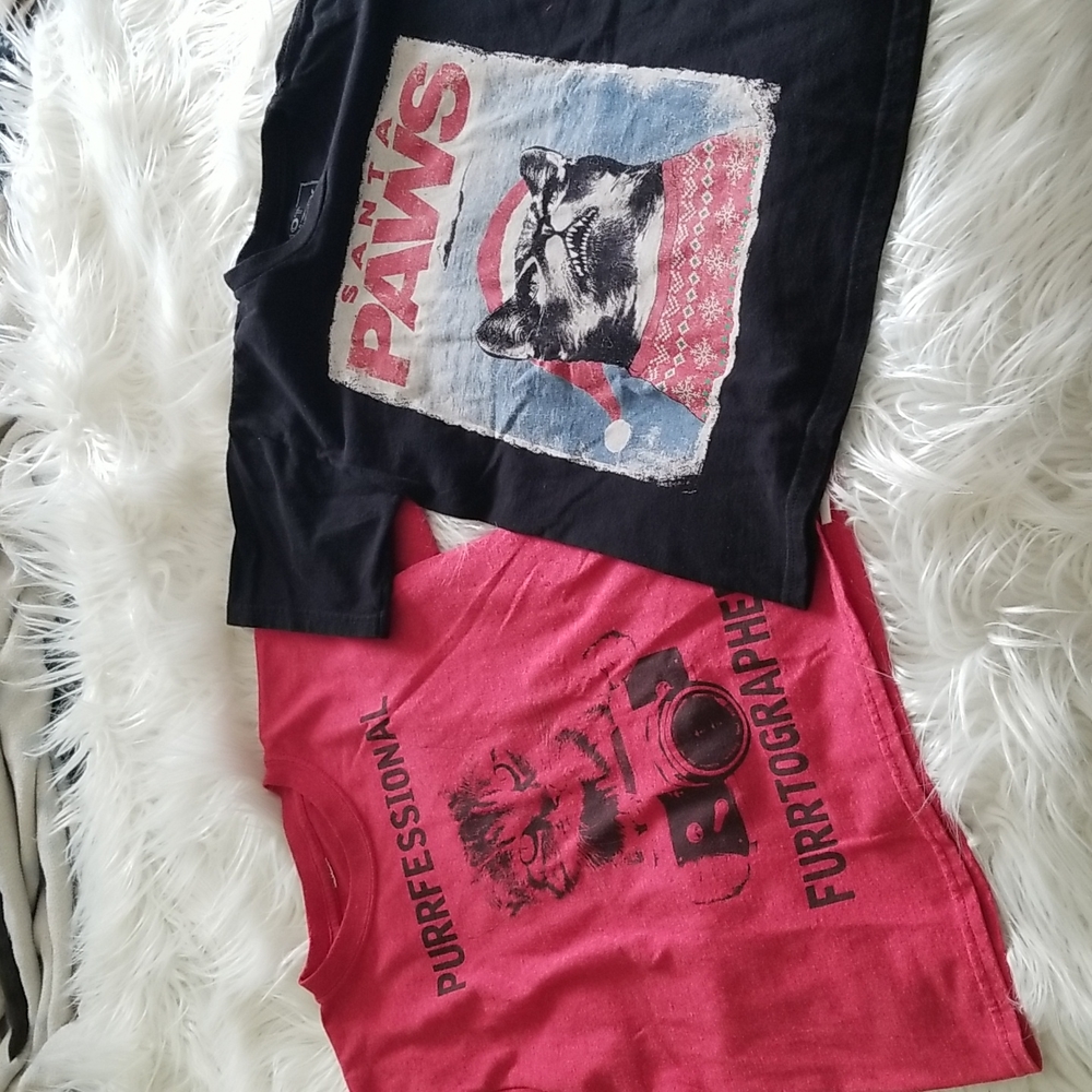 Cat Graphic Tees Bundle